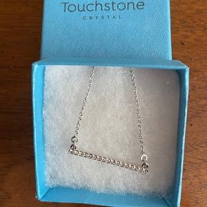 Touchstone Crystal necklace. Never worn.